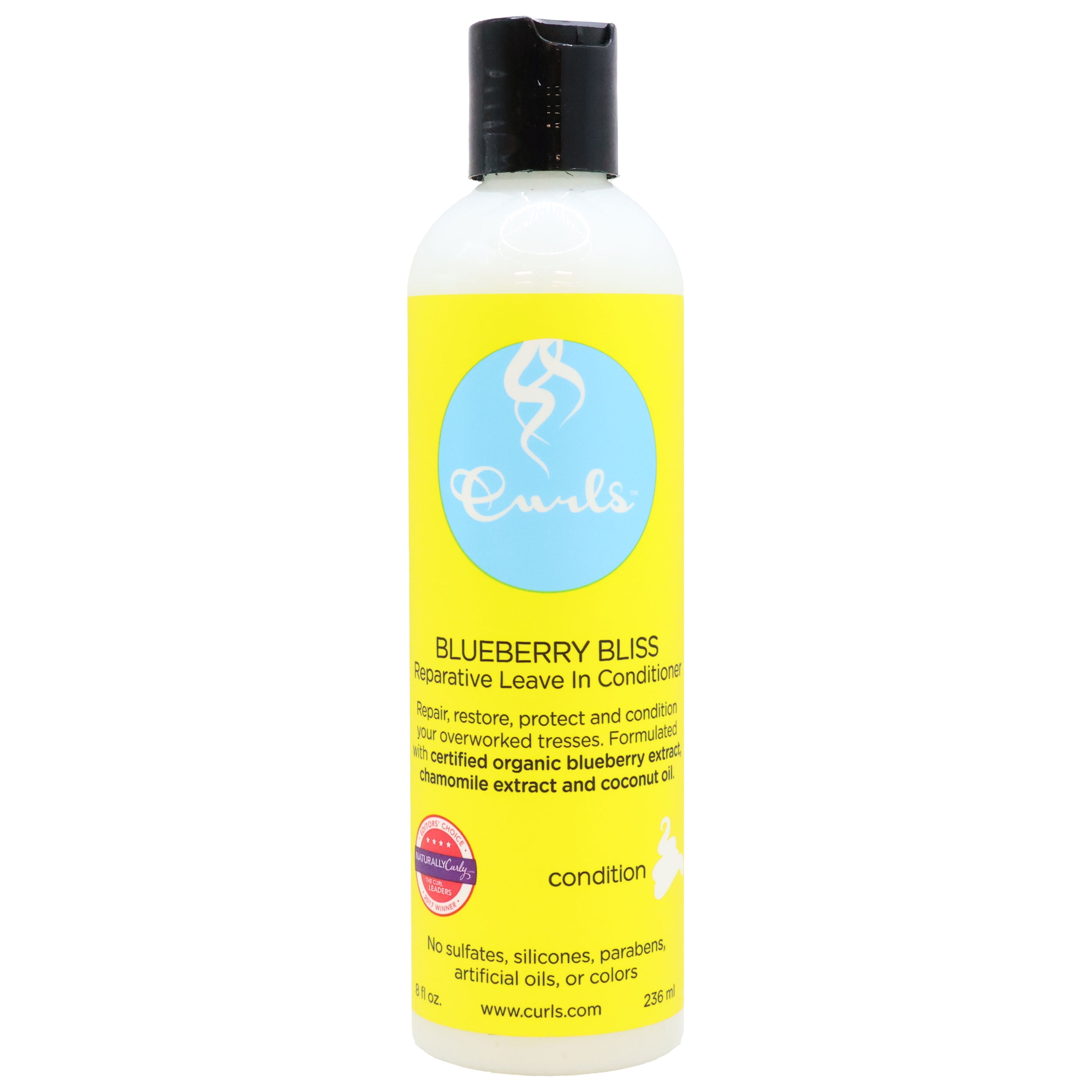 Curls Blueberry Bliss Reparative Leave In Hair Conditioner 8 Oz.,Pack of 6