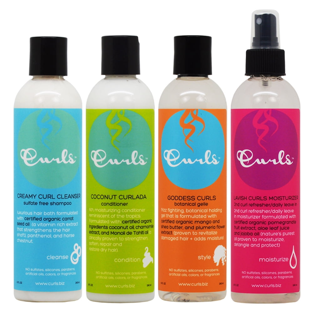 Curls Creamy Curl Cleanser & Coconut Curlada Conditioner & Goddess
