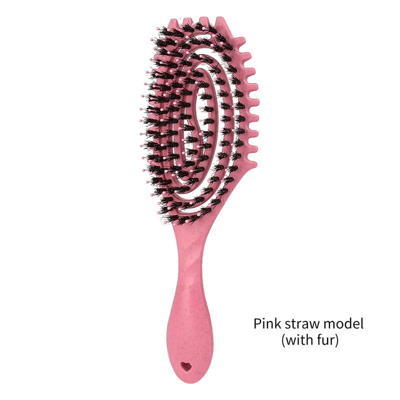 Scalpmaster Paddelbürste Mit Wildschweinborsten & Nylon – Ionische Kissenbürste Für Glattes, Glänzendes Haar