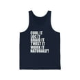 thumbnail image 1 of Curls Locs Braids Natural Hair Pride  Unisex Tank Top, XS-2XL Nappy Kinky, 1 of 2