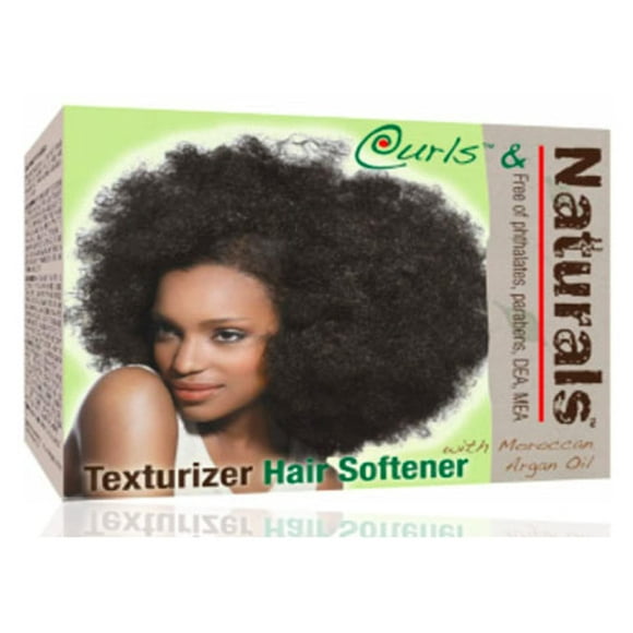 Curls & Naturals Hair, Curl Softener Kit, Moroccan Argan Oil, Moisturizes Detangle Softener Hair Kit