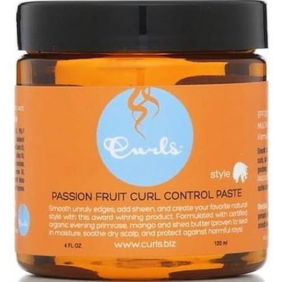 Curls Passion Fruit Control Paste, 4 oz (Pack of 4)