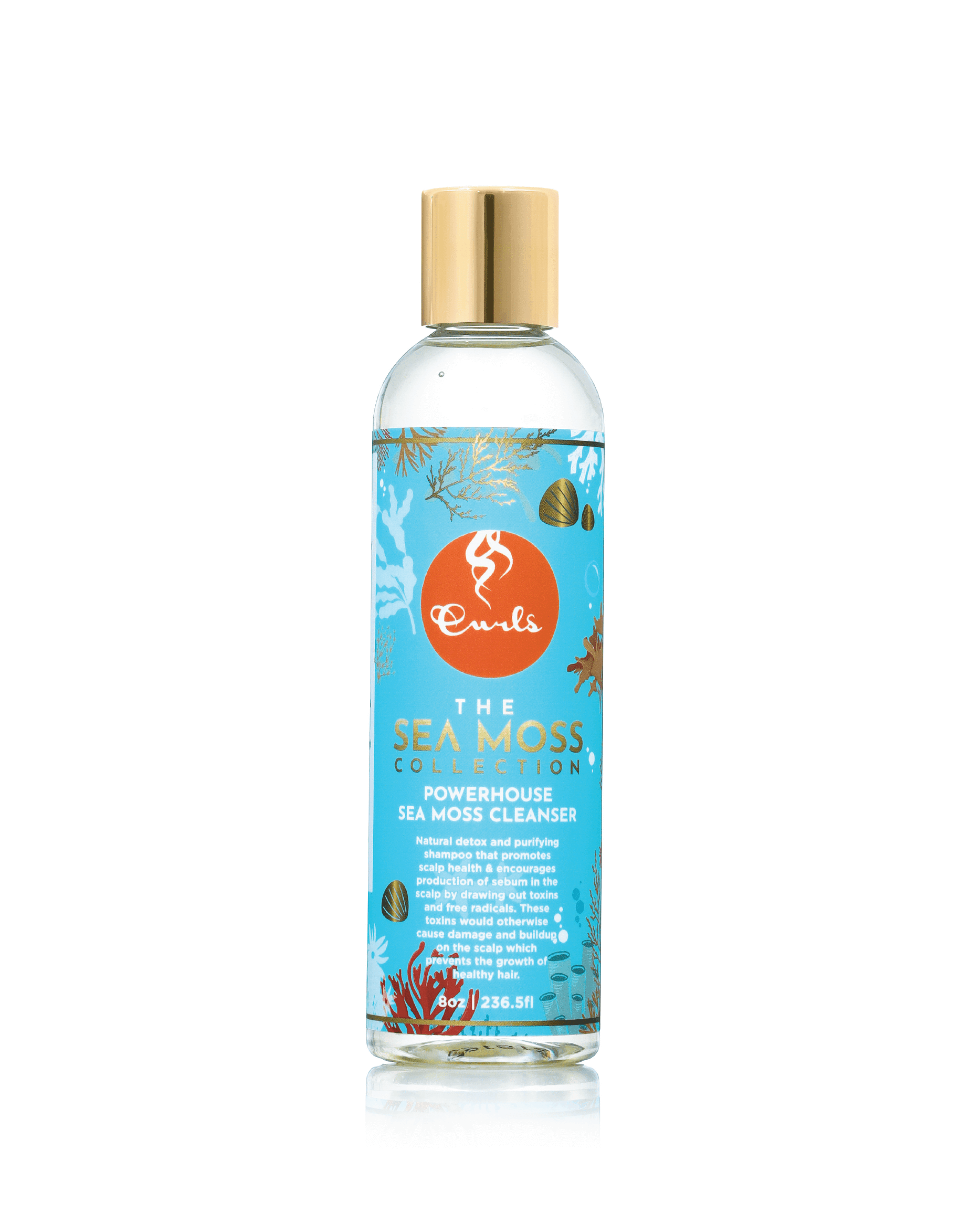 Curls Sea Moss Powerhouse Cleanser Shampoo, 8oz