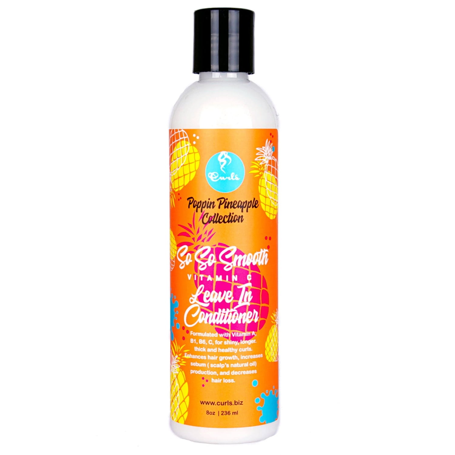 Curls, So So Smooth Vitamin C Leave In Conditioner, 8 Fl. Oz.