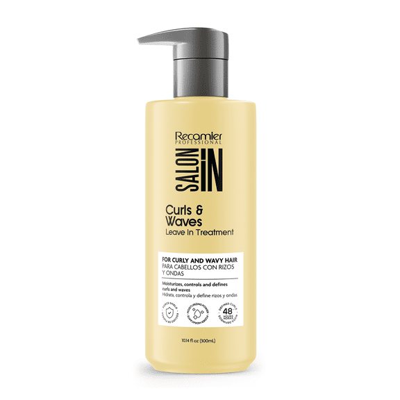 Recamier Professional Salon In Curls & Waves Leave-In Treatment, 10.1 fl oz