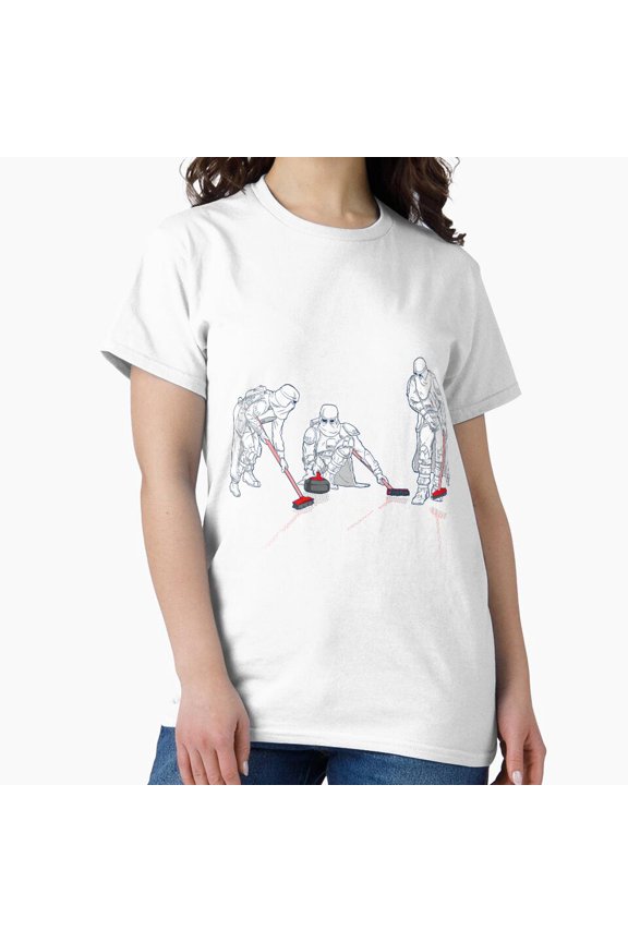 Curltroopers Humorous Imperial Infantry Wearing Hair Rollers Parody T-Shirt