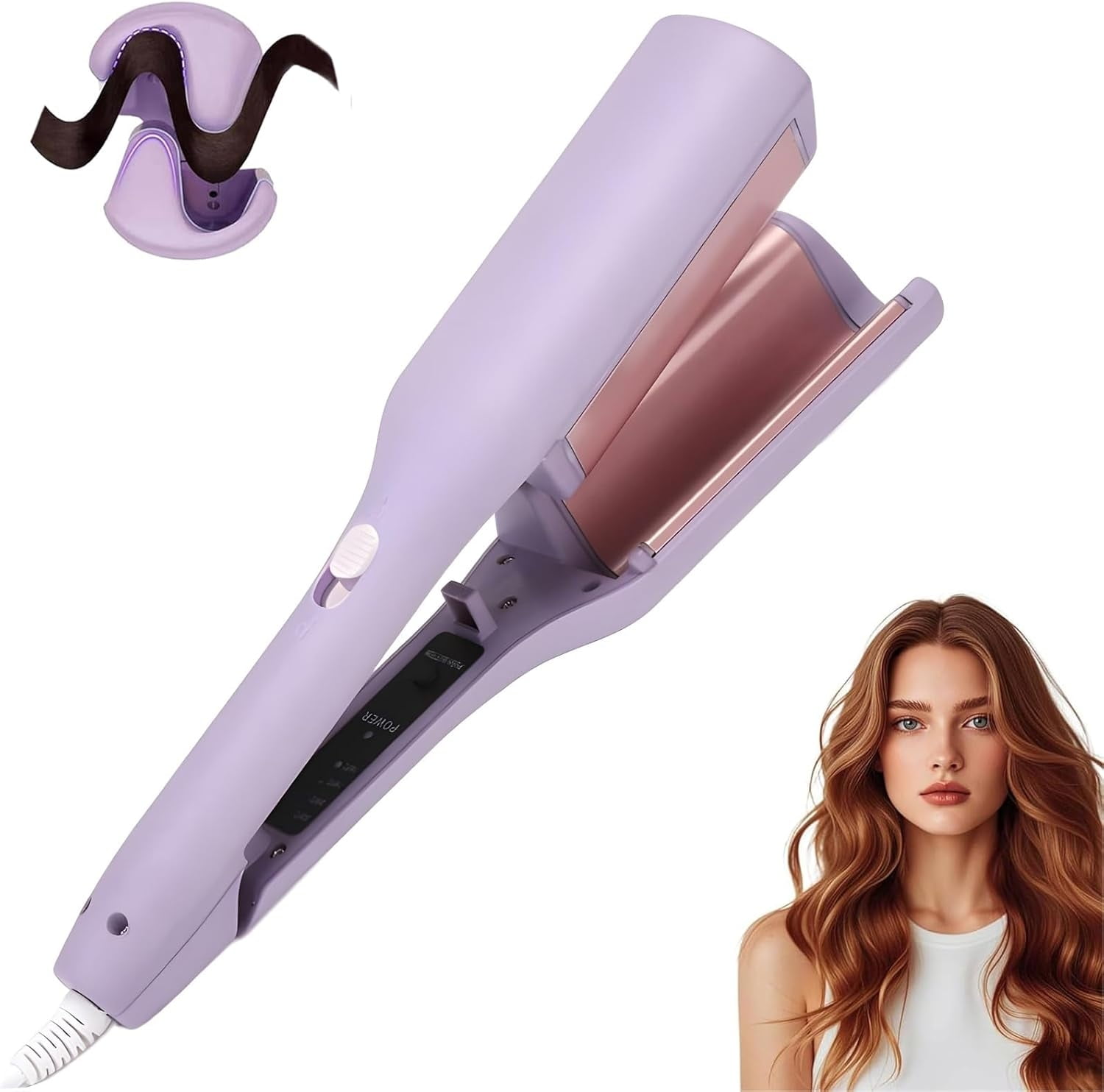 french wave hair curling iron