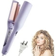 thumbnail image 1 of Curluxe French Curls Iron, Curluxe Create Frizz-Free French Curls Effortlessly Curling Iron, Negative Ion Rapid Heating Curluxee Create Frizz Free Frenchh Curl (Purple), 1 of 7