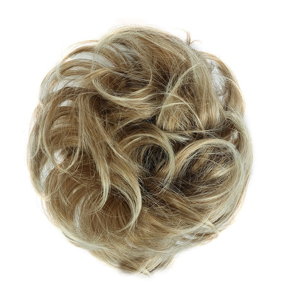 Curly Bun Hair Extension - Messy Updo Scrunchie Hair Piece, Voluminous Bun Wrap for Women, Easy Styling, Short or Long Hair, Party, Wedding, Daily Wear, Casual, Fashion Accessory Makeup Organizers