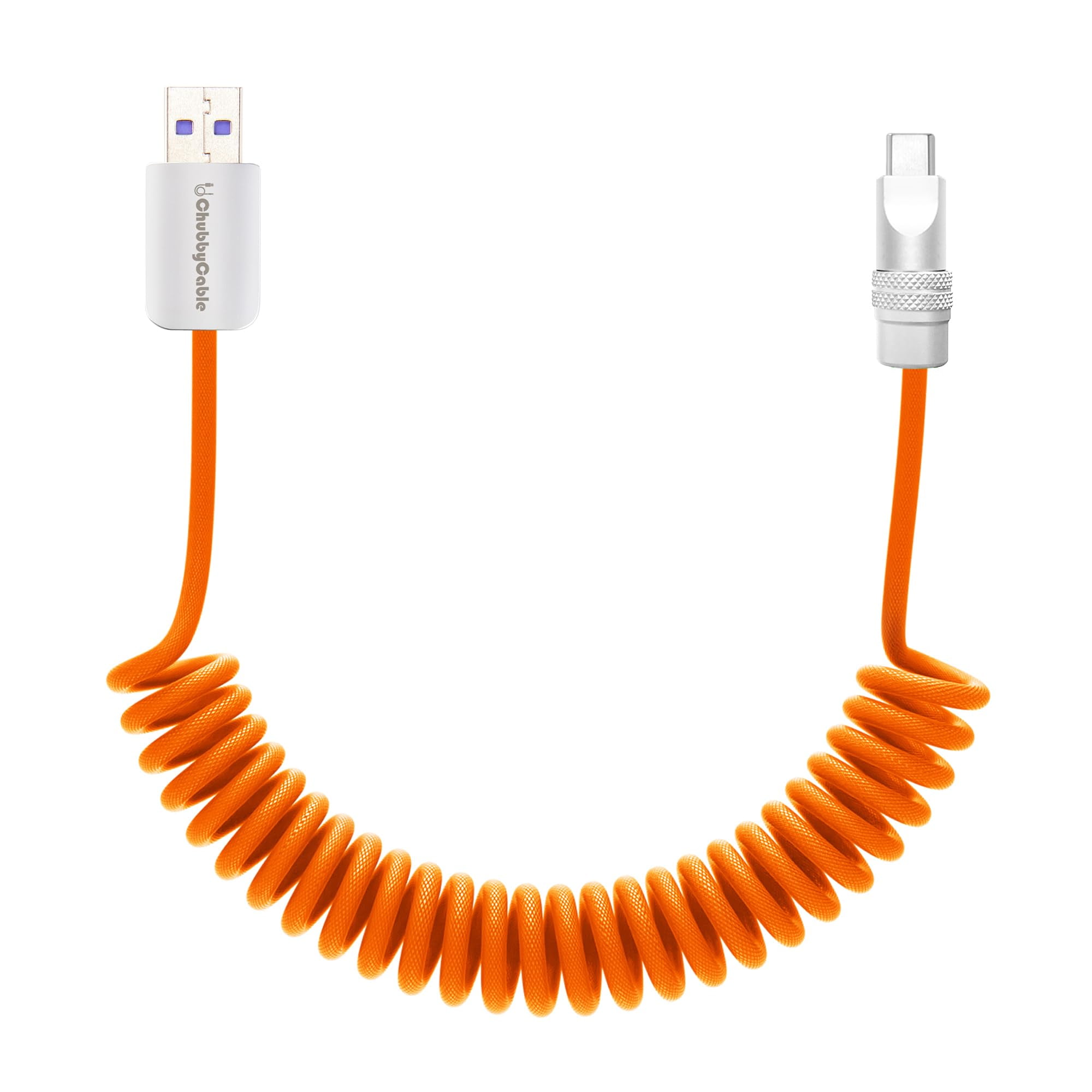 Chubby Cable Curly Chubby-240W Retractable Fast Charging Cable for