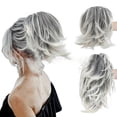 thumbnail image 1 of Curly Claw Clip Ponytail Extension for Women, Natural Looking Human Hair Wig for Daily Styling & Wear(Light Gray,20cm / 7.87 in), 1 of 8