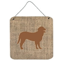 Curly Coated Retriever Burlap and Brown BB1074 Wall or Door Hanging Prints
