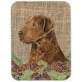 thumbnail image 1 of Curly Coated Retriever Glass Cutting Board - Large, 1 of 1
