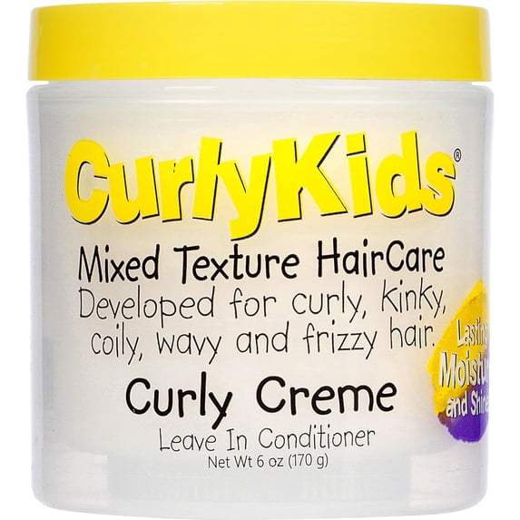 Curly Curly Creme Conditioner, 6 oz (Pack of 4)