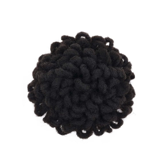 Curly Drawstring Ponytail Bun, Synthetic Fiber, Afro Style, for Black Women, Party Daily Wear