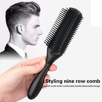 Curly Hair Comb Rib Comb for Hairdressing Special High Temperature Hair Brush for Salons Nine Hair Brush for Men and Women