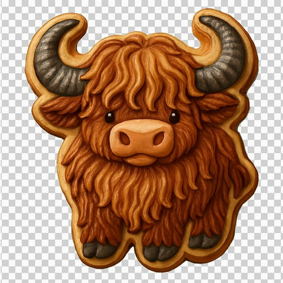 Curly-Horned Coo Cookie Cutter - 4x3.8" Fun Baking Kitchen Party Set