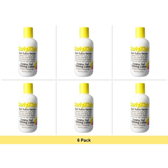 CurlyKids Mixed Hair Care Curl Defining Hair Lotion, 6 oz - 6 Pack