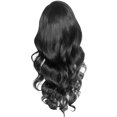 Curly Lace Front Wigs 3 Way Part Hot Wig Deep Side Part Wigs for Women ...