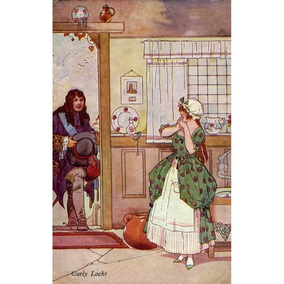 Curly Locks Curly Locks Poster Print By Mary Evans Picture Librarypeter & Dawn Cope Collection