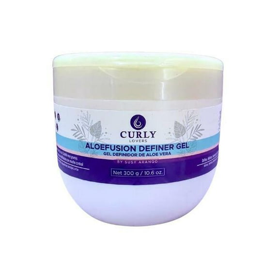 Curly Lovers Dense Aloe Vera Defining Gel with Aloe Vera, Flaxseed Extract, Coconut Oil & Provitamin B5, 10.6 oz