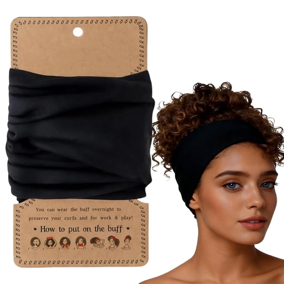 Curly Pineapple Headband, Extra Wide Sleep Hair Wrap for Natural Thick Coily Hair, Anti-Frizz Night Scarf for Locs & Curl Definition (Cheetah Pineapple)