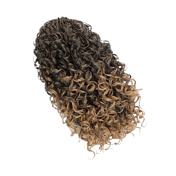 Curly Ponytail Synthetic Wigs Hair 14In Women Roleplay Quick Hair Change Hairpiece