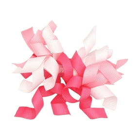 Curly Ribbon Bows for Gift Wrapping, Gift Bows Self Adhesive Burst Gift Bows for Present Box, Wine Bottle, Treat Bags, Bridal Shower Wedding Party Favor, 1Pcs (Pink)