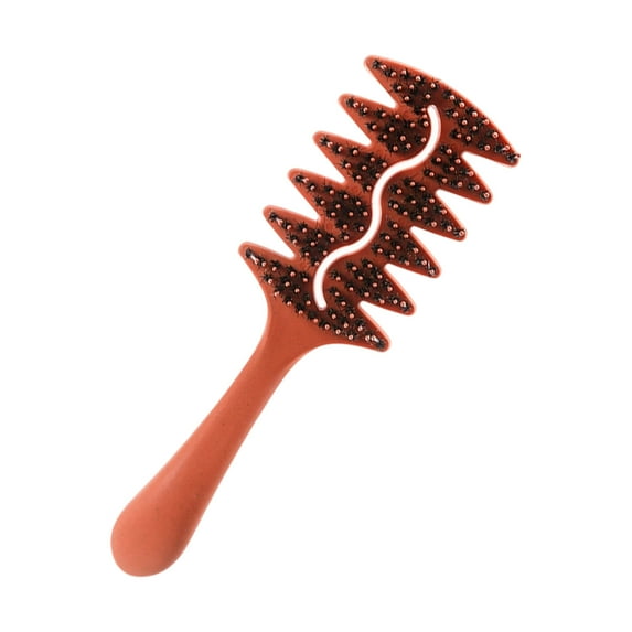 Curly Styling Comb with Extended Bouncing Teeth for Gentle Detangling and Scalp Massage Ideal for Daily Hair Care and Smooth Styling Results