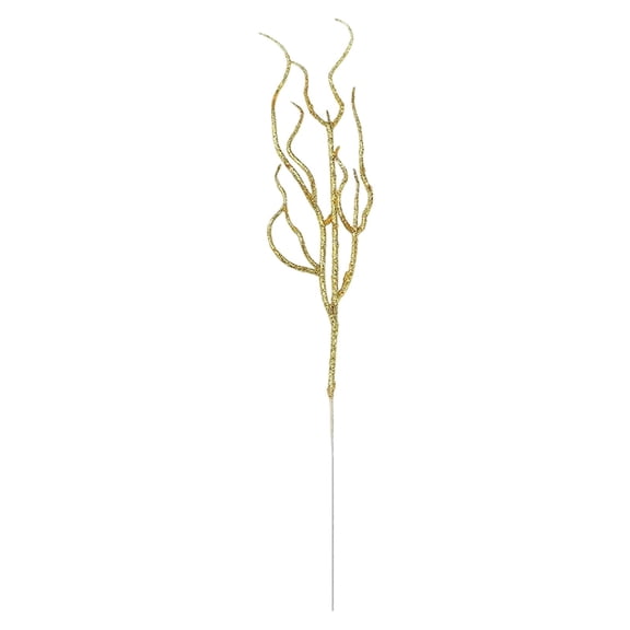 Curly Willow Branches for Tree Decor 12 Inch Glitter Bendable Artificial Picks Lifelike Twigs for Vases Faux Tree Stems for Home Party Decoration
