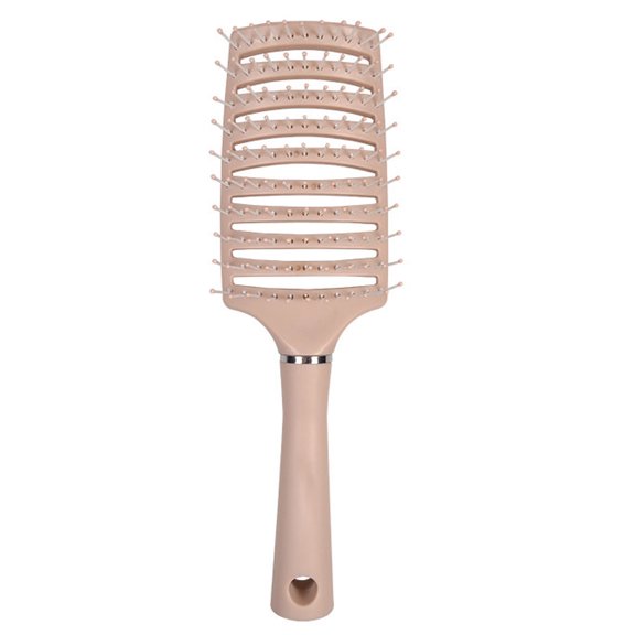 Curly hair styling comb, curved nine-ribs comb, not easy to tie knots.Made of ABS, TPR, nylon