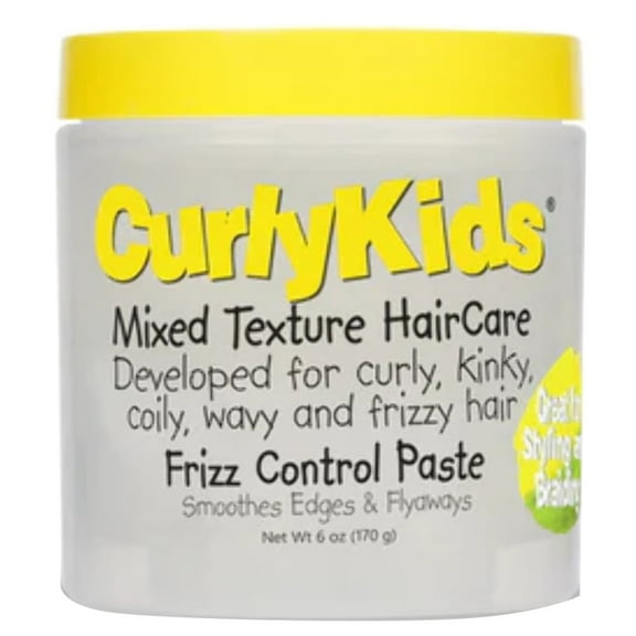 CurlyKids Mixed Texture Hair Care, Frizz Control Paste, 6 oz (170 g)
