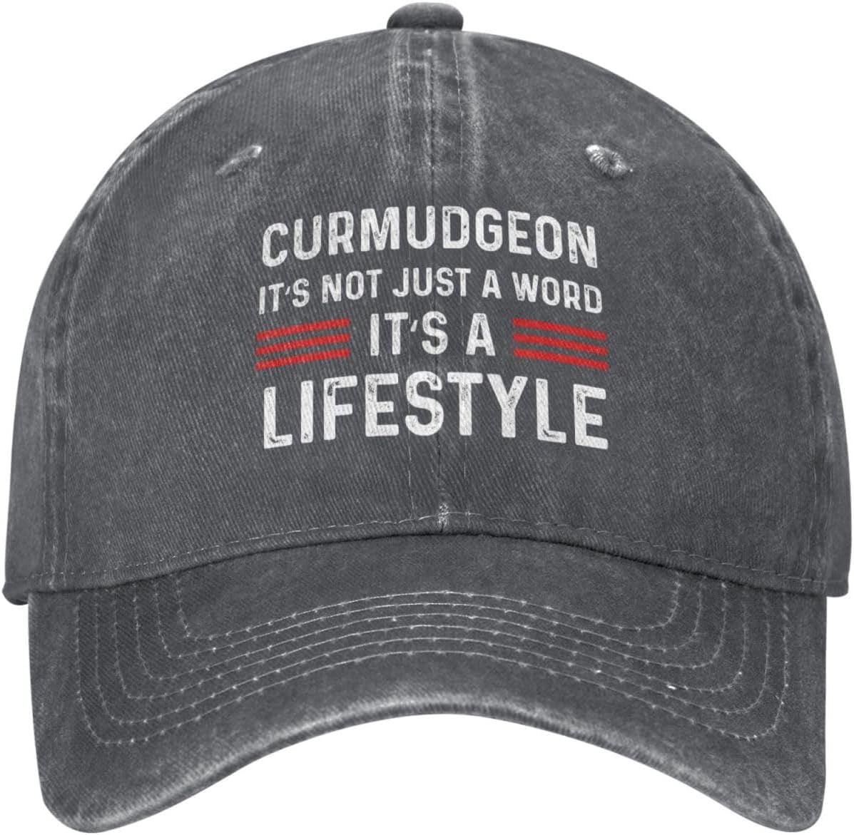 Curmudgeon Its Not Just A Word Its A Lifestyle Hat for Men Baseball ...