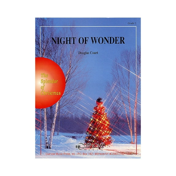 Curnow Music Night of Wonder (Grade 2 - Score Only) Concert Band Arranged by Douglas Court