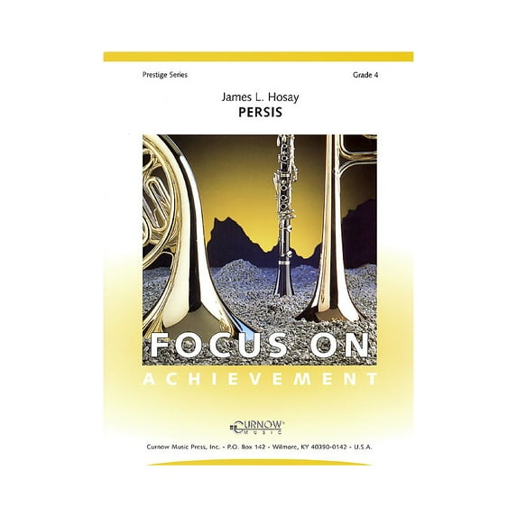 Curnow Music Persis (Grade 4 - Score Only) Concert Band Level 4 Composed by James L Hosay