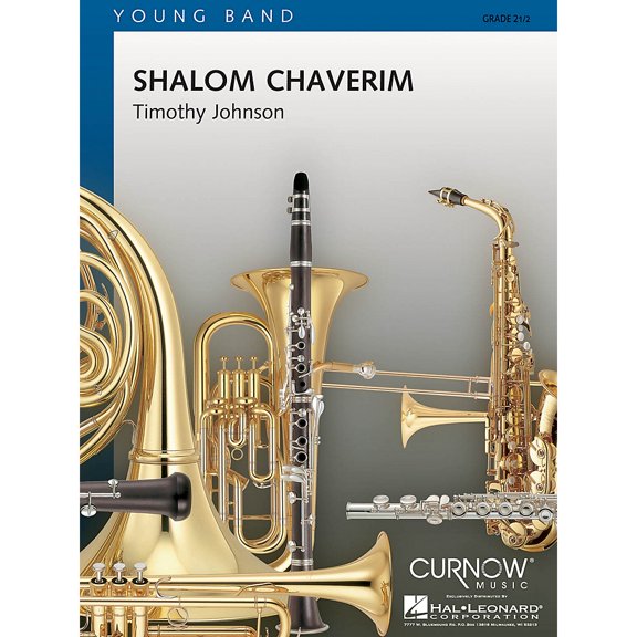 Shalom Chaverim (Grade 2 - Score and Parts) Concert Band Level 2.5 Composed by Timothy Johnson