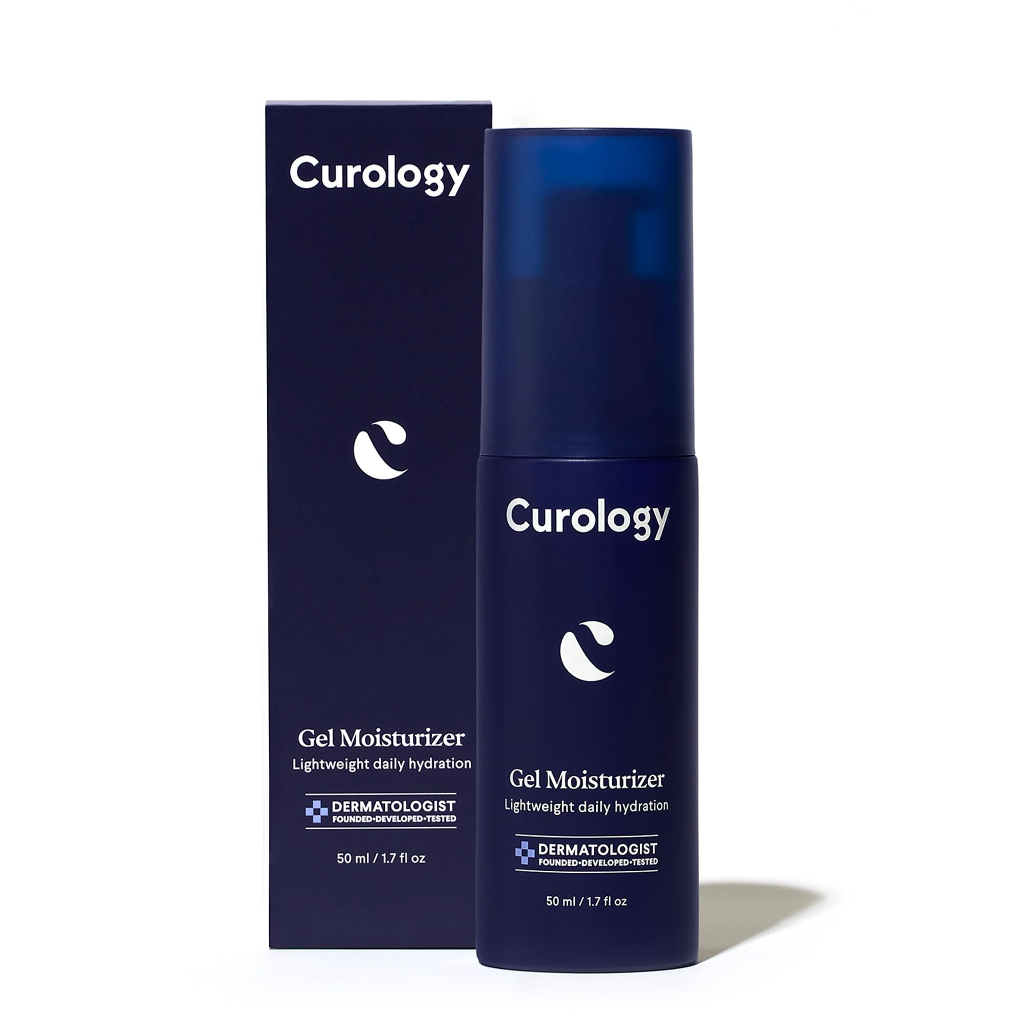 Curology Gel Face Moisturizer, Lightweight Daily Face Lotion with Hyaluronic Acid, Buildable