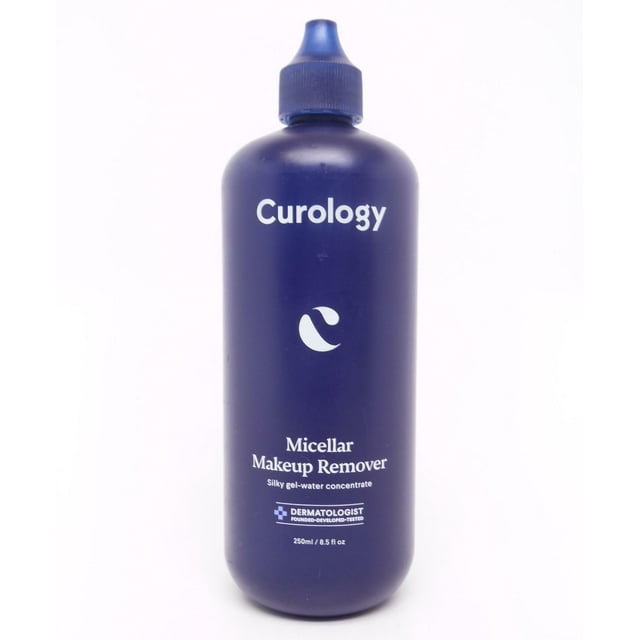 Curology Micellar Water Makeup Remover, Waterproof Eye and Face Make Up Lifting Cleanser, Gentle
