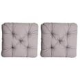 thumbnail image 1 of Curonian Alma8-50 19.7 in. Indoor & Outdoor Furniture with Alma Seat Cushion, Grey - Set of 2, 1 of 2