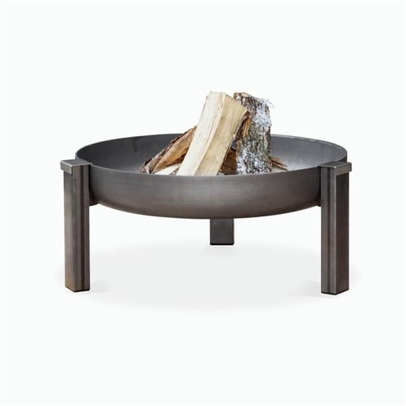 Curonian 63Tilsit Tilsit Solid Steel Wood Burning Fire Pit