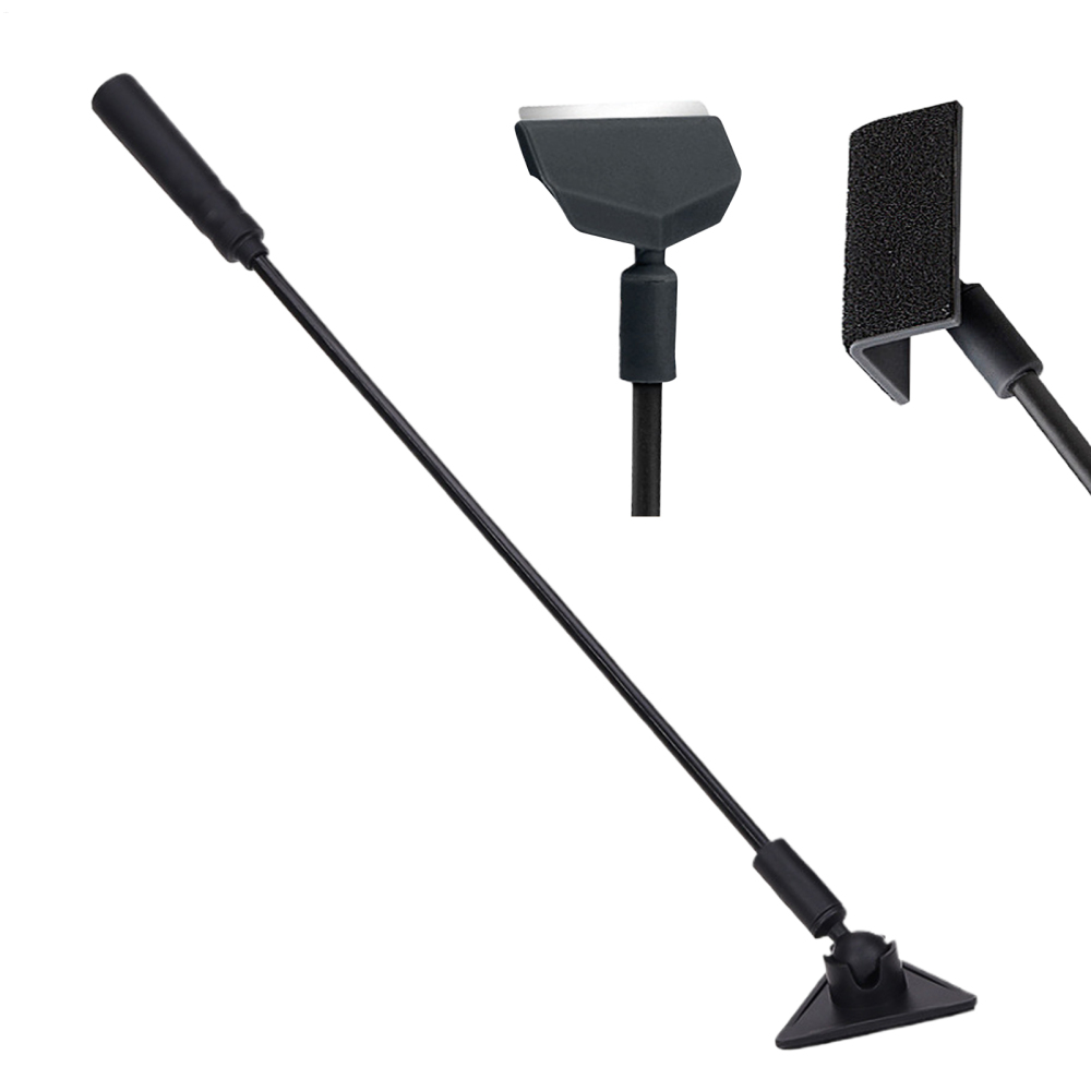 Curpgiee Aquarium Scraper Fish Tank Glass Scraper Interchangeable Heads ...