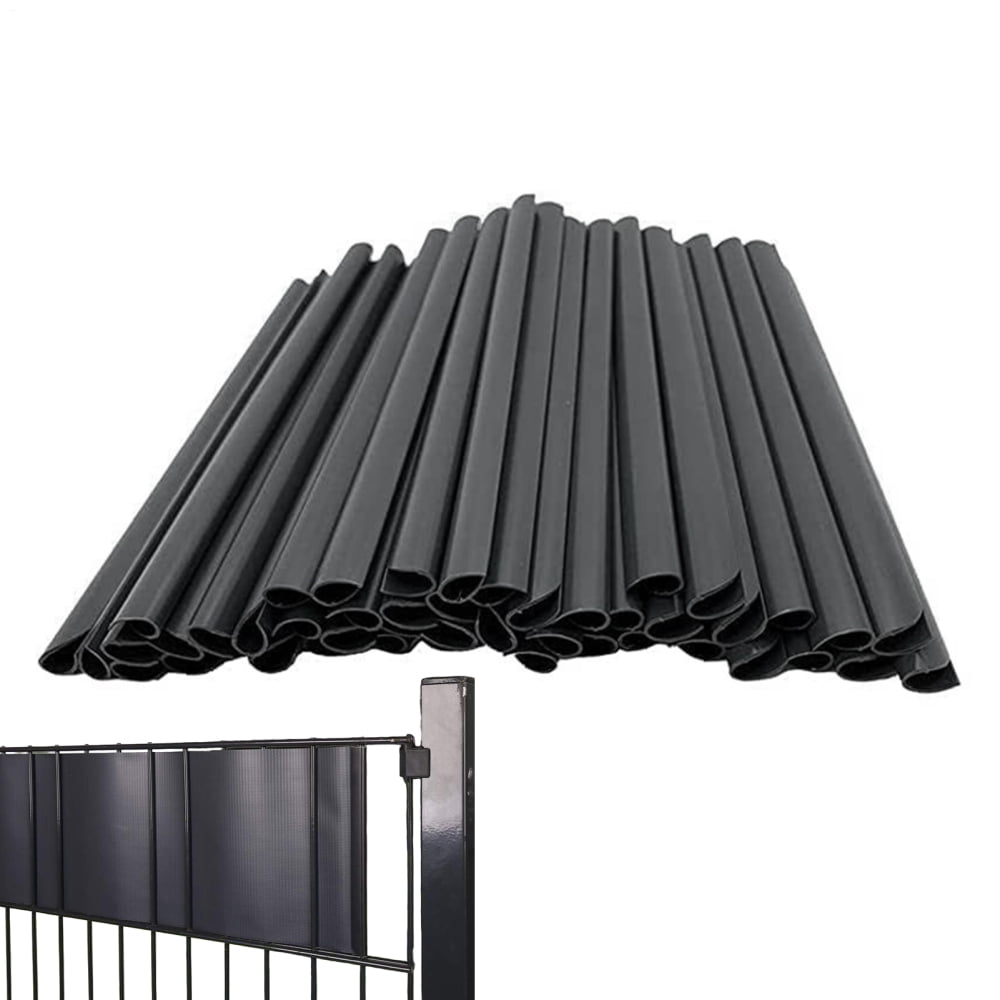 Curpgiee PVC Privacy Screen Clips Wind Protection Clamp Rail 30 Pieces ...