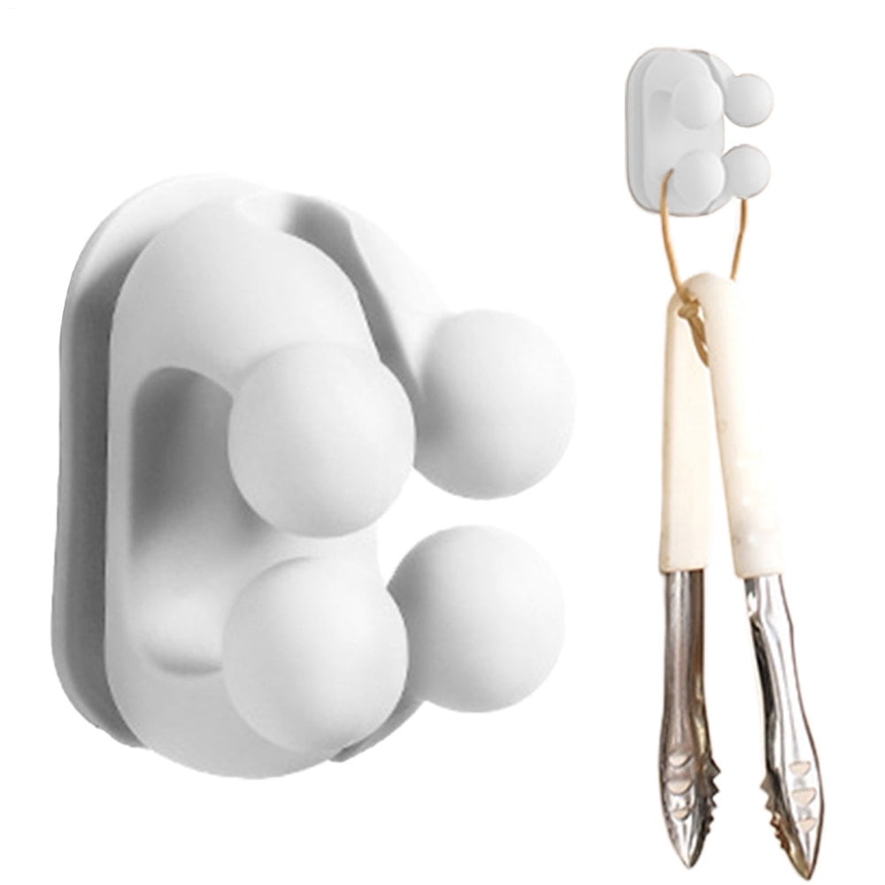 Curpgiee Rice Spoon Stand Adhesive Spoon Storage Stand Wall Mounted ...