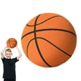 thumbnail image 1 of Curpgiee Soundless Basketball Dribbling Indoor Foam Quiet Bounce Training Ball Indoor Lightweight Indoor Training Ball for Easter Thanksgiving Birthday richly, 1 of 9