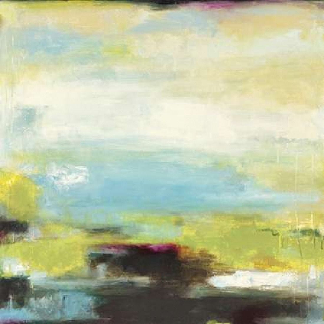 Curragh Green Canvas Art - Wani Pasion (24 x 24)
