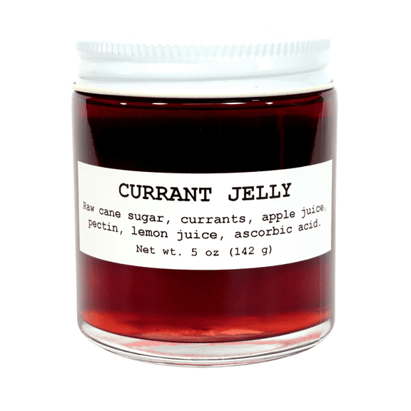 Currant Jelly, 5 oz - Craft, Gourmet, Unusual Jams & Jellies Made in West Virginia, USA