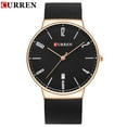 thumbnail image 1 of Curren 8257 Men's Ultra-Thin Watch Steel Mesh Strap Casual Calendar Watch Men's Watch Fashion, 1 of 4