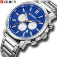 thumbnail image 1 of Curren 8315 Men's Sports Watch Steel Band Six-Pin Chronograph Fashion Watch Hot Sale, 1 of 5
