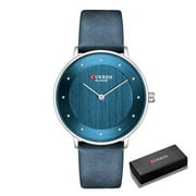Curren 9033 Red Watches For Women Ladies Dress Quartz Genuine Leather Wrist Watch Simple Classic Female Clock Bayan Kol Saati - Quartz Wristwatches