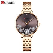 Curren 9068 Steel Belt New Small Dial Small Womens Personalized Watch Calendar Sports Watch